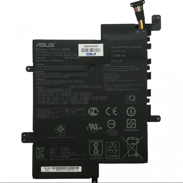 باتری لپ تاپ ایسوس VivoBook E203N_C21N1620 مشکی-داخلی اورجینال