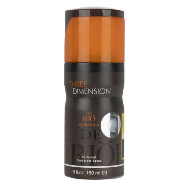 اسپری ضد تعریق مردانه ریو کالکشن مدل Rio Three Dimension حجم 150ml