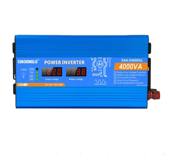 اینورتر 12 به 220 ولت 4000 وات مدل Inverter SAA-D4000AL