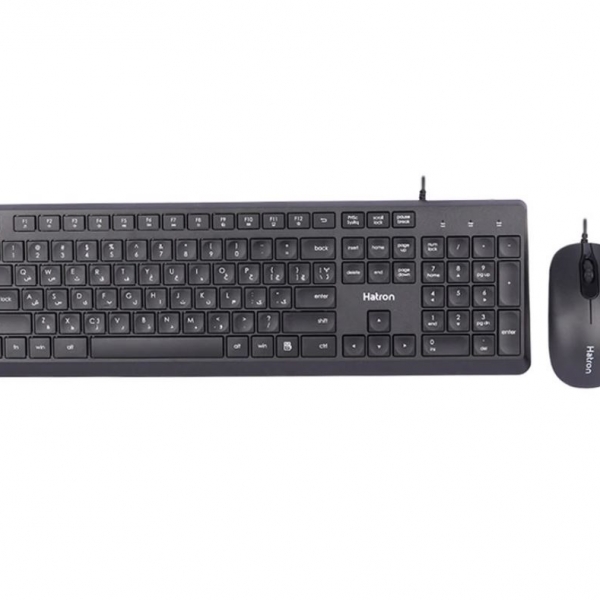 کیبورد و ماوس با سیم هترون مدل HKC215