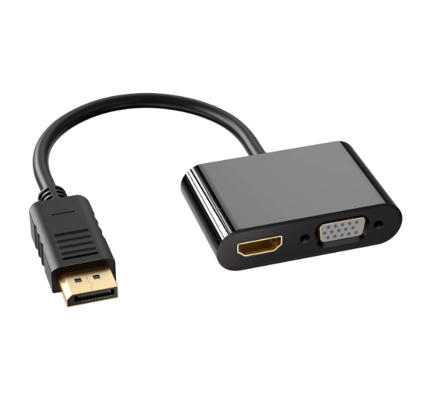 تبدیل Display به HDMI/VGA (کالای نو با بسته‌بندی آسیب‌دیده)