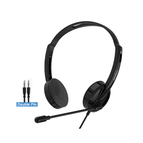 هدست با سیم رپو مدل Rapoo Headset H102