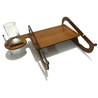 زیر لب تاپی چوبی مناسب برای مانیتور و لپ تاپ