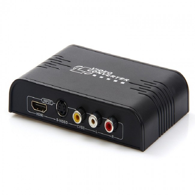 مبدل AV و S-Video به HDMI لنکنگ مدل LKV363A همراه با صدای استریو