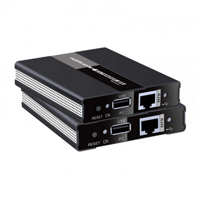 توسعه دهنده کی وی ام HDMI لنکنگ مدل LKV371KVM روی کابل شبکه تا ۶۰ متر