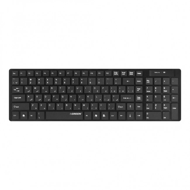 کیبورد بی سیم گرین مدل GK-101W با حروف فارسی
