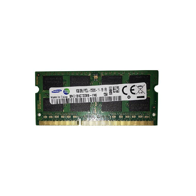 رم لپ تاپ سامسونگ مدل DDR3 12800s MHz PC3L ظرفیت 8 گیگابایت