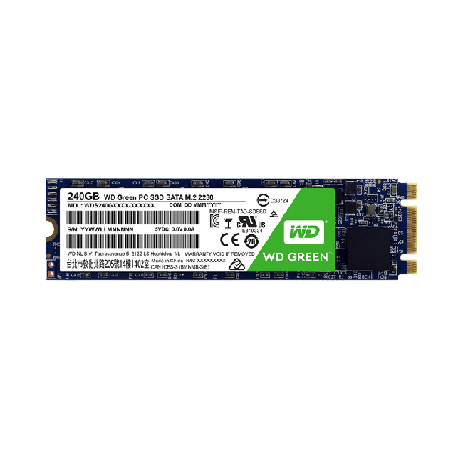 حافظه SSD وسترن دیجیتال مدل GREEN WDS240G1G0B ظرفیت 240 گیگابایت