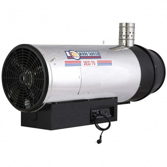 جت هیتر دوگانه سوز دودکشدار نیرو تهویه البرز مدل 2ED-70