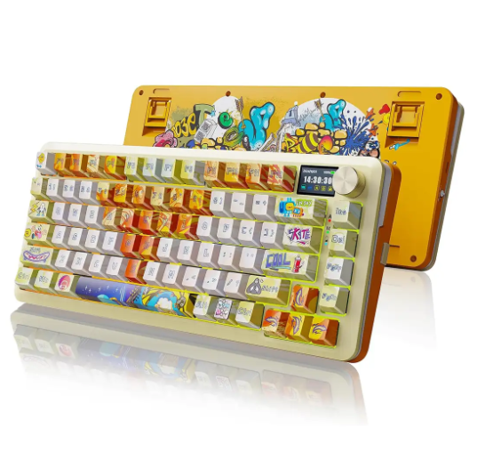 کیبورد بی سیم گیمینگ ردراگون FLEKACT K708 GF PRO RGB