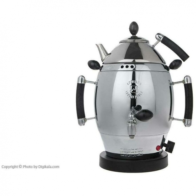 سماور برقی آپولون مدل پلوتون ظرفیت 6 لیتر باقوری