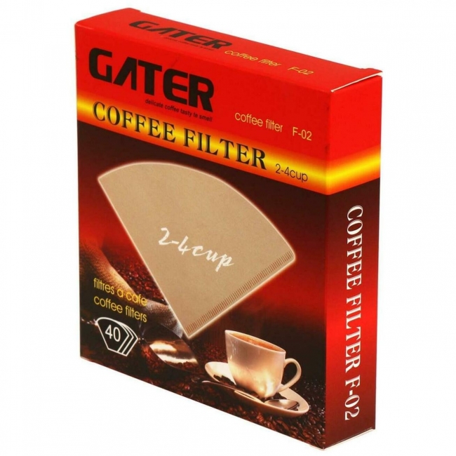 فیلتر قهوه گاتر مدل F02 بسته 40 عددی