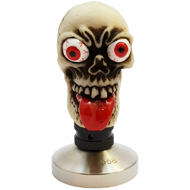 تمپر قهوه آمیتریس مدل Skull58