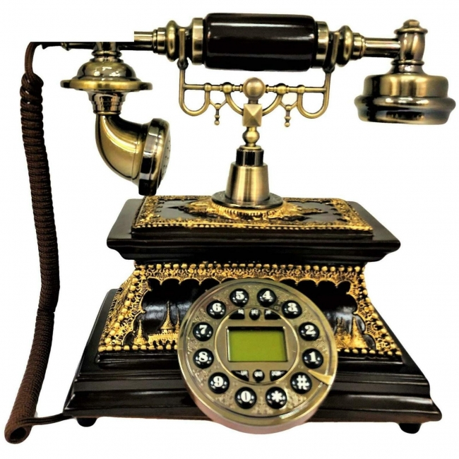 تلفن کلاسیک چوبی BHD مدل 5578