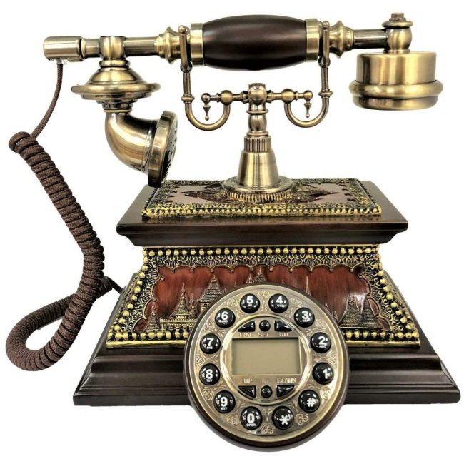 تلفن کلاسیک چوبی BHD مدل5579