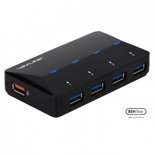 هاب 4 پورت USB 3.0 با آداپتور WL-UH3042P1 ویولینک