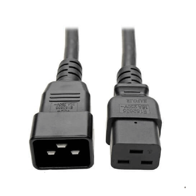 کابل برق بک تو بک بافو مدل C20-C19 به طول 1.8 متر