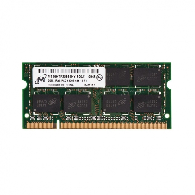 رم لپ تاپ میکرون ۲ گیگابایت با فرکانس ۸۰۰ مگاهرتز