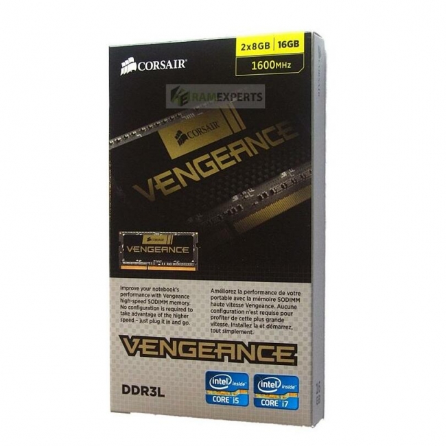 رم لپ تاپ کورسیر ونجنس ۱۶ گیگابایت با فرکانس ۱۶۰۰ مگاهرتز