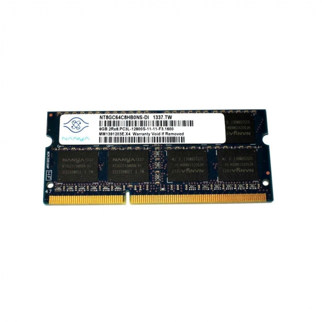 رم لپ تاپ نانیا ۸ گیگابایت DDR۳ با فرکانس ۱۶۰۰ مگاهرتز