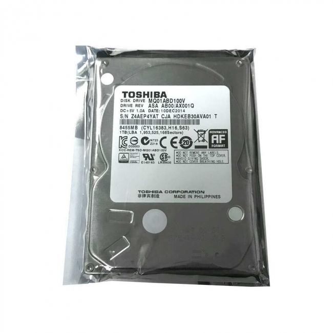 هارد دیسک لپ تاپ توشیبا مدل MQ۰۱ABD۱۰۰V با ظرفیت ۱ ترابایت