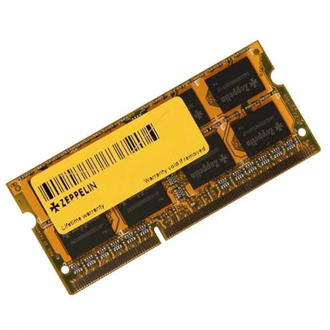 رم لپ تاپ زپلین ۸ گیگابایت با فرکانس ۱۶۰۰ مگاهرتز