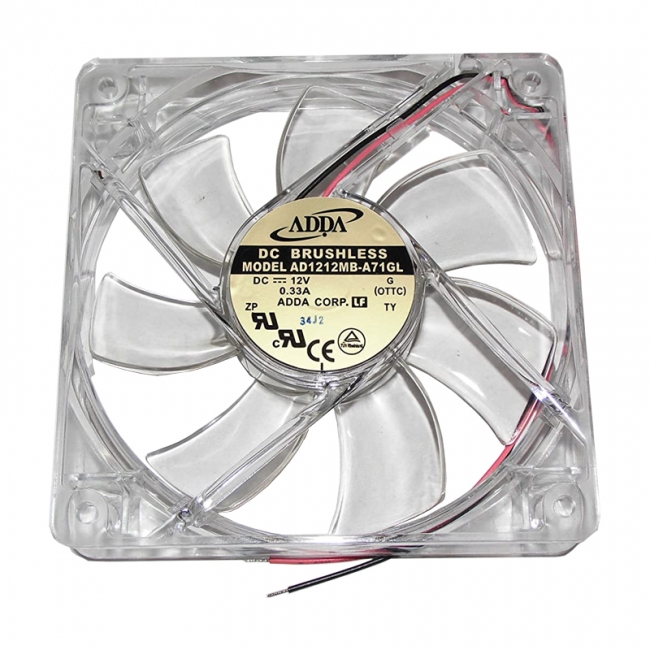 فن کیس شیشه ای 120 میلی متری ADDA