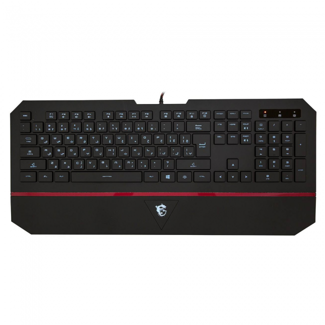 کیبورد مخصوص بازی ام اس آی مدل DS4100 همراه با حروف فارسی