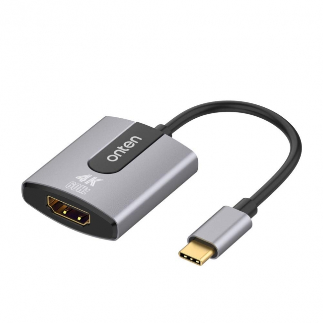 تبدیل type-C به HDMI اونتن مدل OTN-91185 با کیفیت Ultra 4K