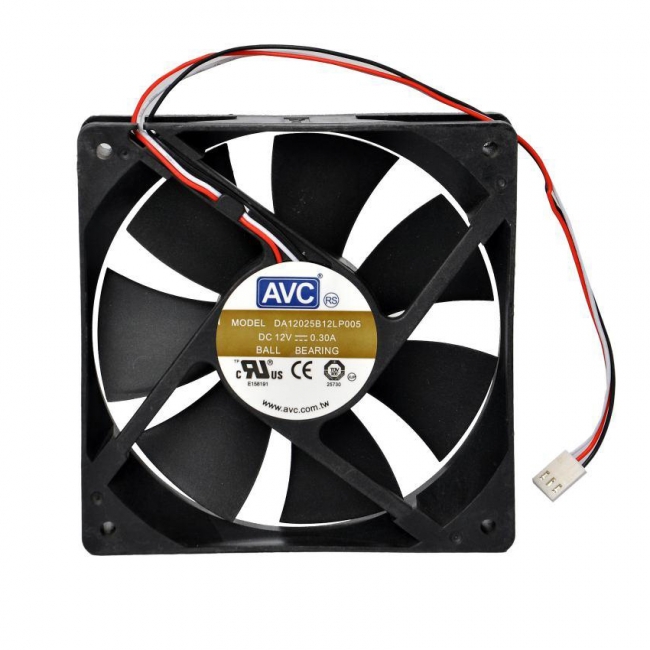فن کیس 12x12x2.5 مدل DA12025B12LP005 با 300 میلی آمپر