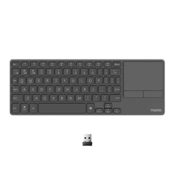 کیبورد بی سیم و تاچ پد دار رپو مدل Rapoo Wireless Keyboard E900T
