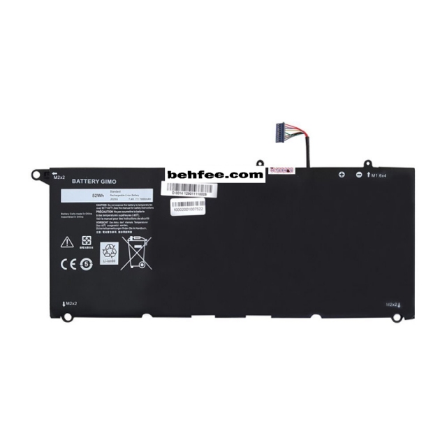 باطری لپ تاپ دل  مدل XPS 13-9350_JD25G مشکی-داخلی