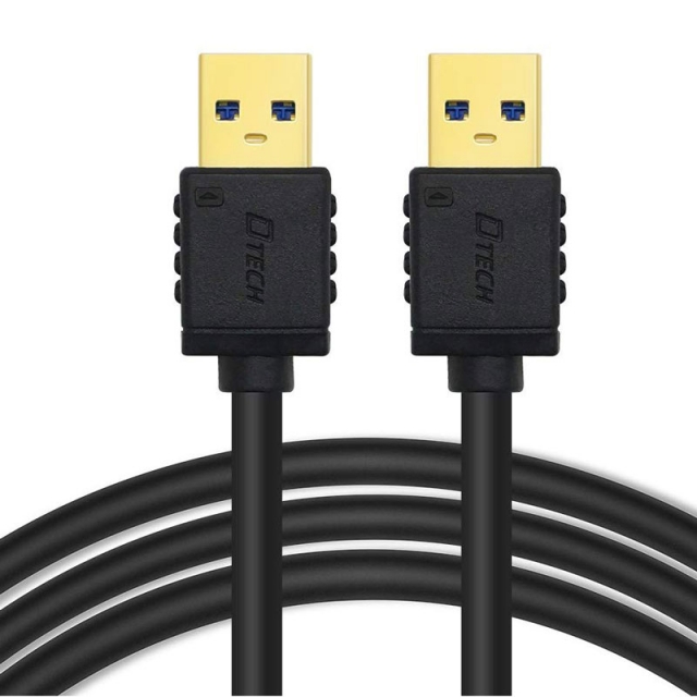 کابل لینک دوسر نر USB3.0 دیتک مدل DT-CU0301 طول 0.5 متر