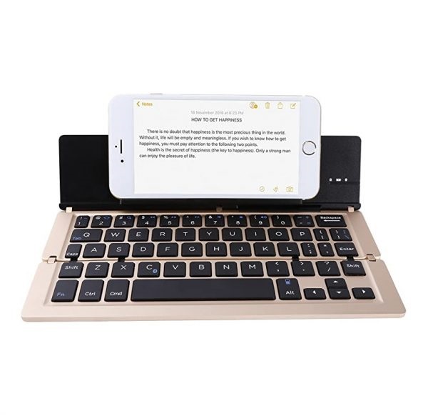 کیبورد تاشو وایرلس برای گوشی مدل Folding Keyboard RF-1003