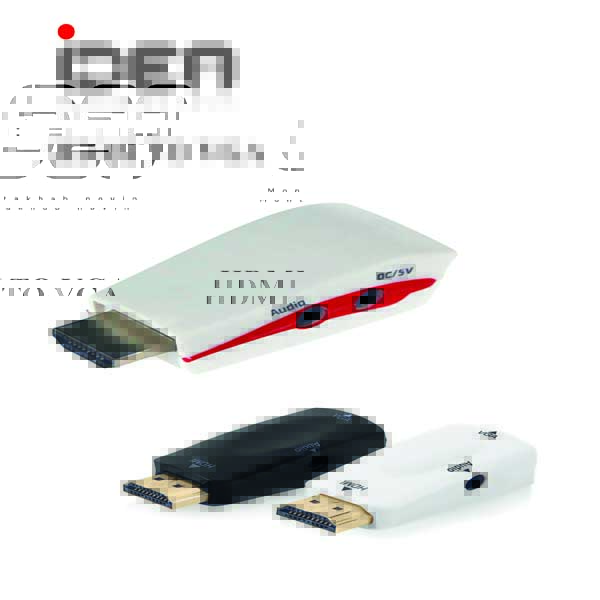 تبدیل HDMI به VGA و Audio  ایده مدل idea hdmi to vga