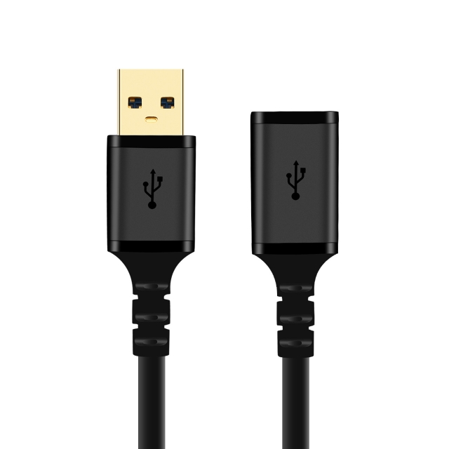 کابل افزایش طول USB کی نت پلاس به طول 3 متر Knet plus USB 3.0 Extension cable KP-C4022