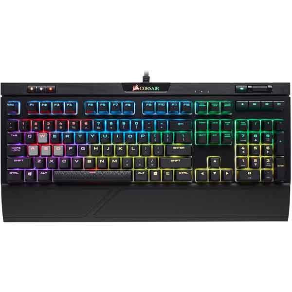 کیبورد مخصوص بازی کورسیر   CORSAIR Strafe k70 RGB MK.2 Mechanical Gaming Keyboard