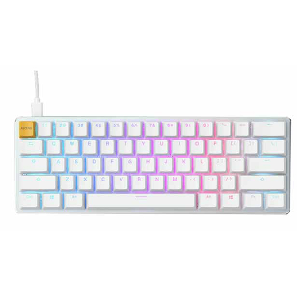 کیبورد مخصوص بازی سفید یخی  Glorious GMMK-Compact