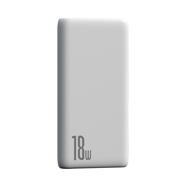 پاور بانک باسئوس Baseus Bipow Quick Charge Power Bank PD+QC 10000mAh 18W White