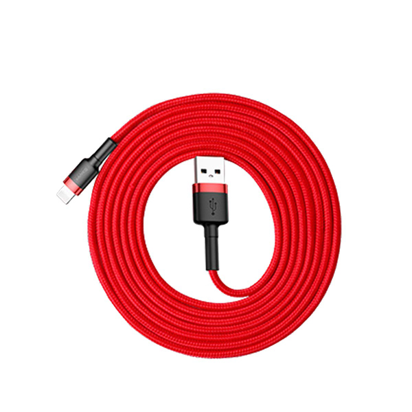 کابل USB به TYPE_C باسئوس  Baseus cafule Cable USB For Type-C 3A 1M Red+ Red