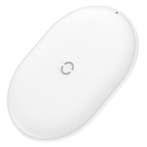 شارژر وایرلس باسئوس  Baseus Cobble wireless charger 15W（Qi EPP）White