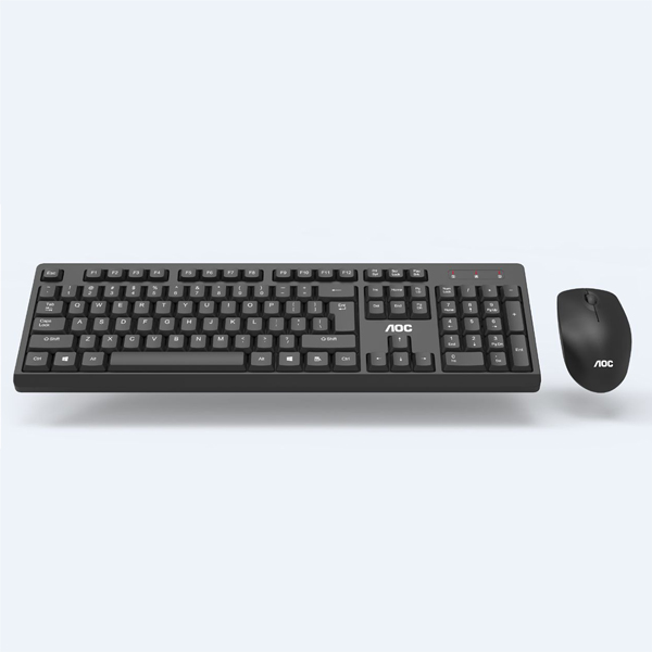 موس و کیبورد ارگونومیک بیسیم  ای او سی  AOC wireless Keyboard & Mouse Set KM210