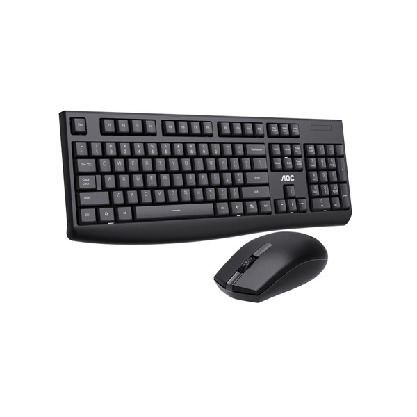 موس و کیبورد ارگونومیک بیسیم  ای او سی  AOC wireless Keyboard & Mouse Set KM220