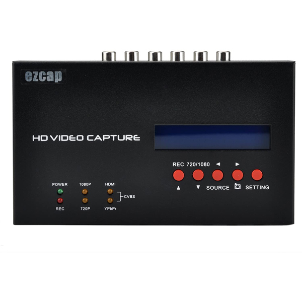 کارت کپچر ایزی کپ  EZ Cap HDMI Video Game Recorder HD USB Video Brabber Capture HDMI Ypbpr Composite 1080P HD Video to USB Flash Drive or HDD Directly NO PC Needed for PS3 PS4 Xbox360 ezcap283S