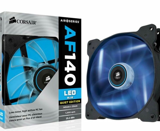 فن کیس کورسیر مدل Corsair AF140 Blue LED Fan