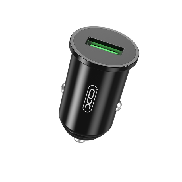 شارژر فندکی ماشین ایکس او مدل 18W QC3.0  Car Charger with  Lighting cable TZ12