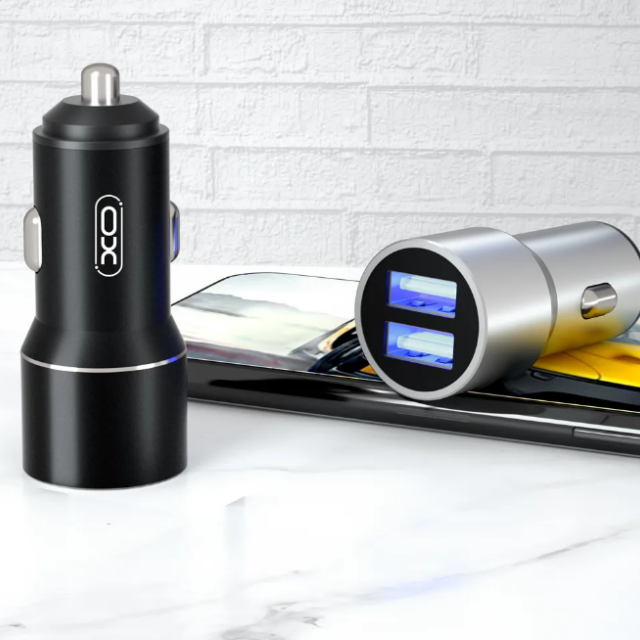 شارژر فندکی ماشین ایکس او مدل car charger set  Type-c TZ09