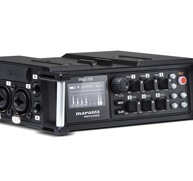 رکوردر صدا ۶ کانال مارانتز مدل Marantz Professional 6-Channel Recorder PMD 607