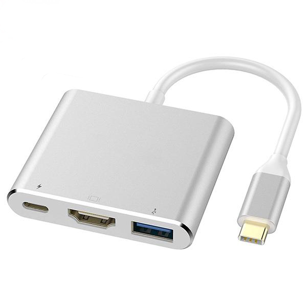 تبدیل  USB 3.1 type C به HDMI و USB 3.1 و Type Cبا قابلیت PD2.0 فرانت مدل FN-UCH300