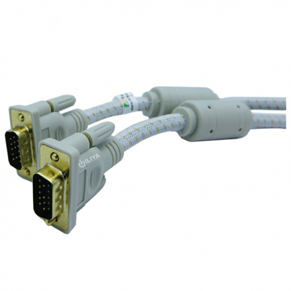 کابل SVGA دو سر زغال دار با روکش نایلون 15 متر فرانت مدل FN-VCB150